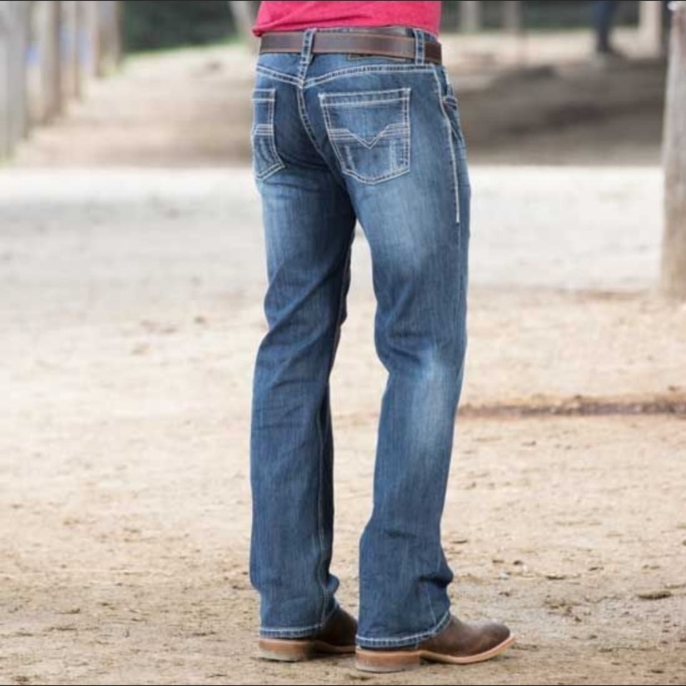 Rock & Roll Denim Pistol Straight Jeans 29 x 34